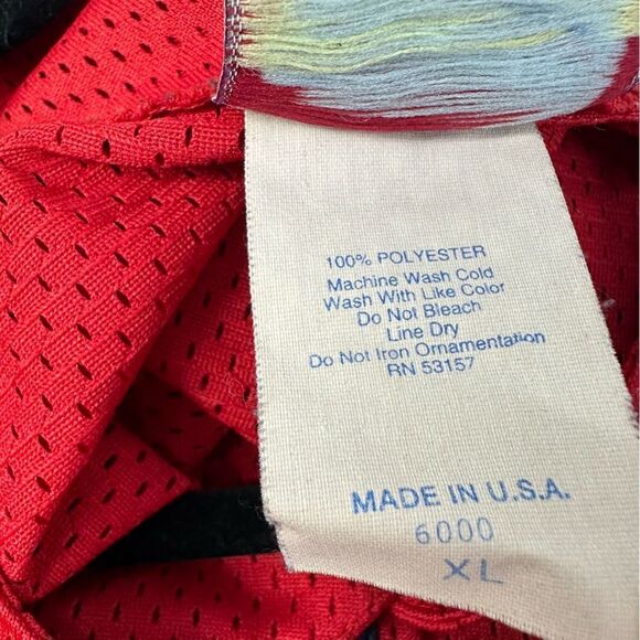 ST. LOUIS CARDINALS MLB Vintage Diamond Majestic Mesh Button Jersey Size XXL - Picture 6 of 7